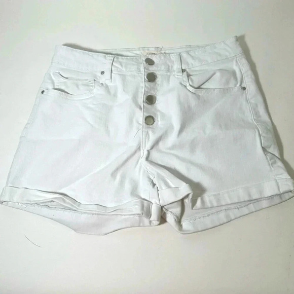Harper Heritage Button Front Jean Shorts - Picture 2 of 8